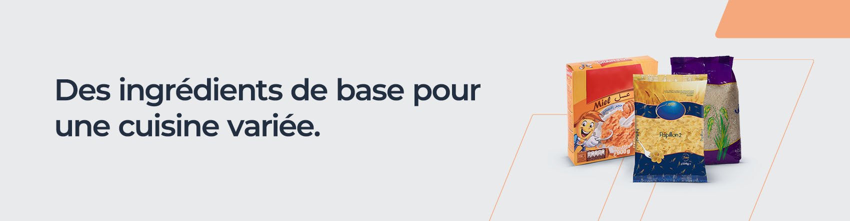 Pâtes, riz et céréales