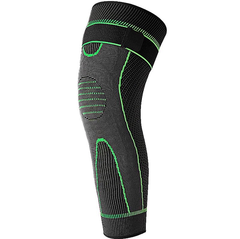 Genouillère Fevan Réglable En Néoprène – Ménisque Et Ligament, Vert/noir, Unisexe
