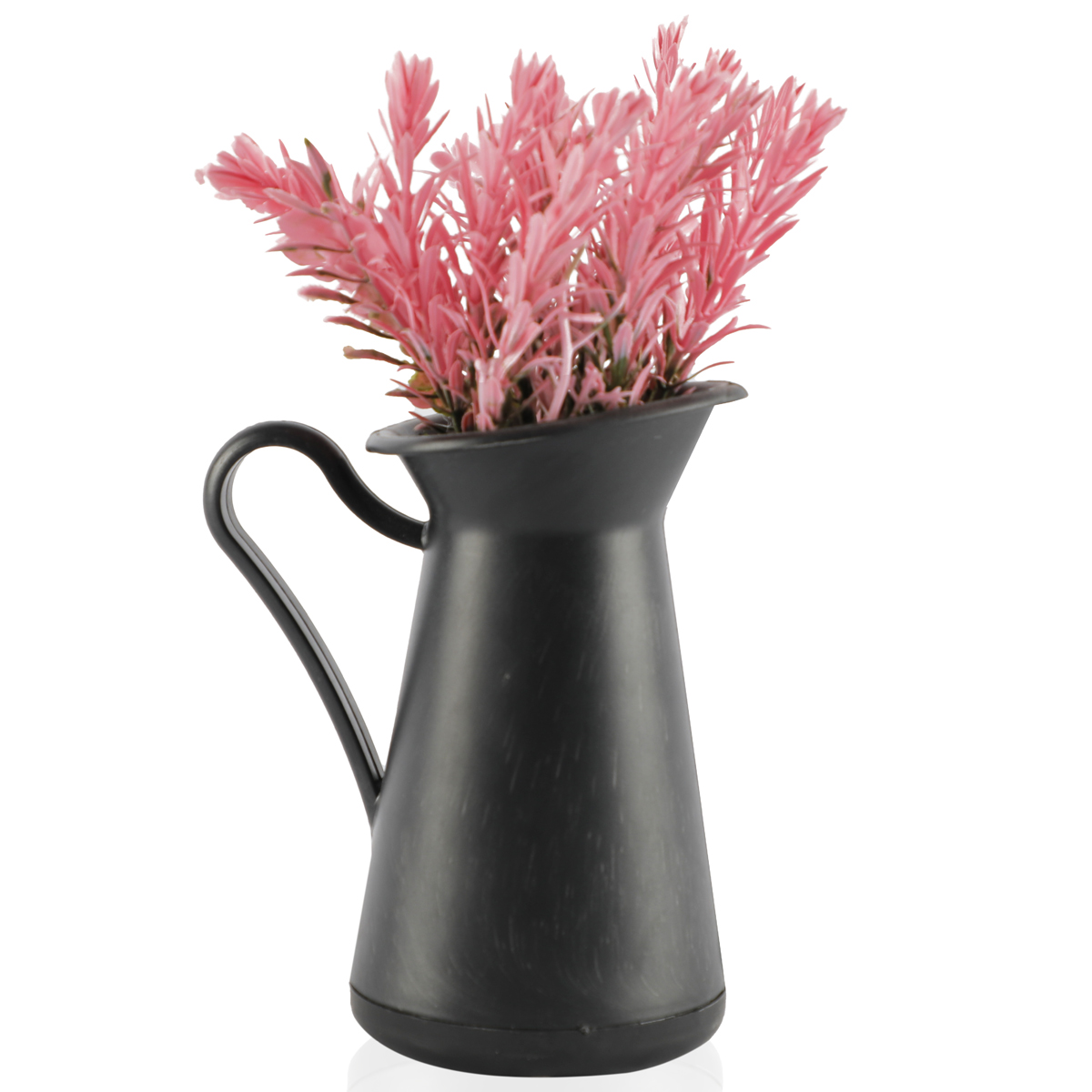 APSOONSELL Vase Décoratif en Métal Idéal pour Les Fleurs Artificielles Décoration de Chambre Grand Pichet Rétro 