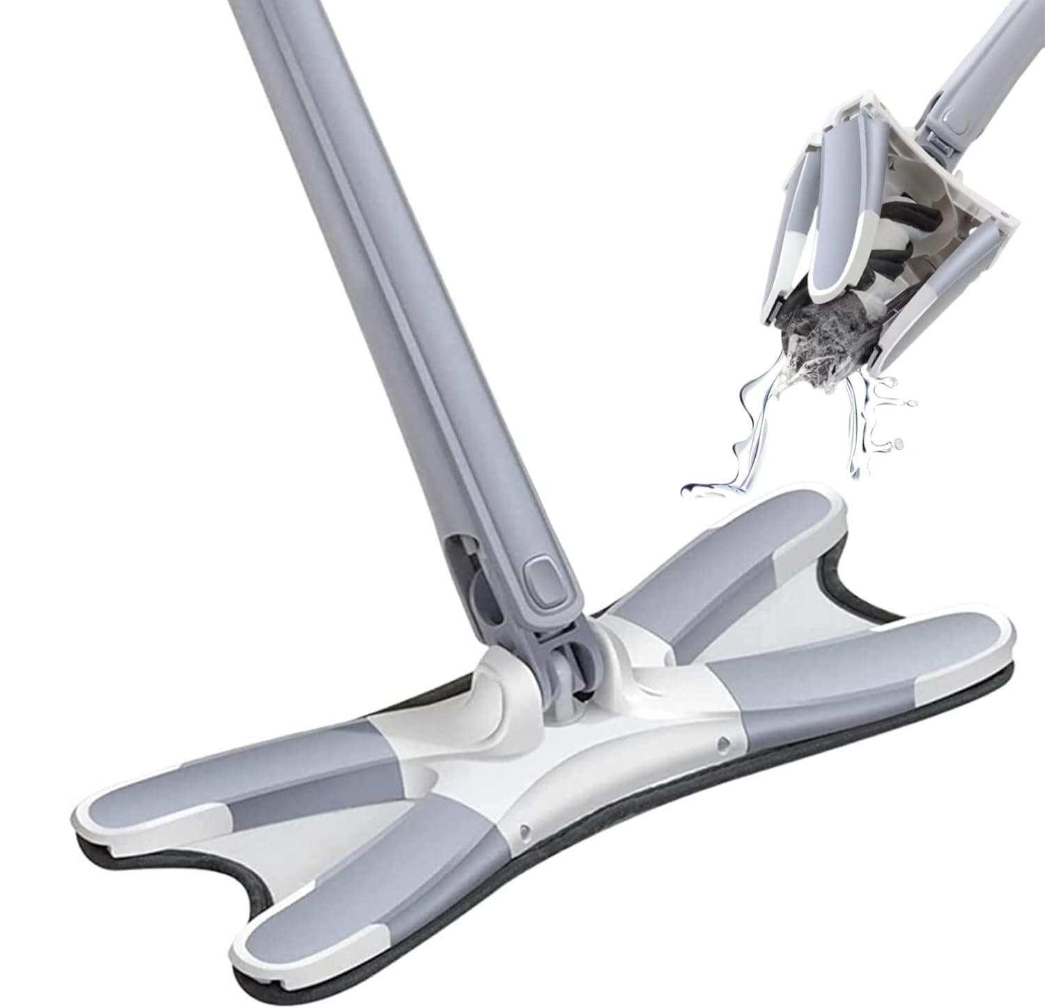 Serpillère Rotative Automatique Avec Seau - Nettoyage Facile Et Rapide Des Sols