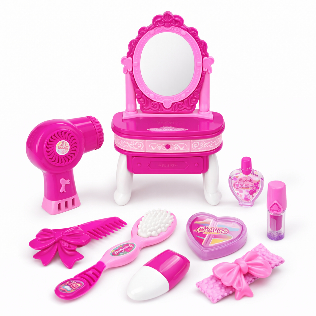 Jouets Sèche-Cheveux Simulation pour Enfants Appareils Électroménagers Jouets en Plastique Électriques (Sans Batterie
