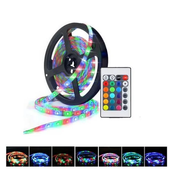 Bande Lumineuse Extensible Multi Couleurs 270 LED 5 Mètres