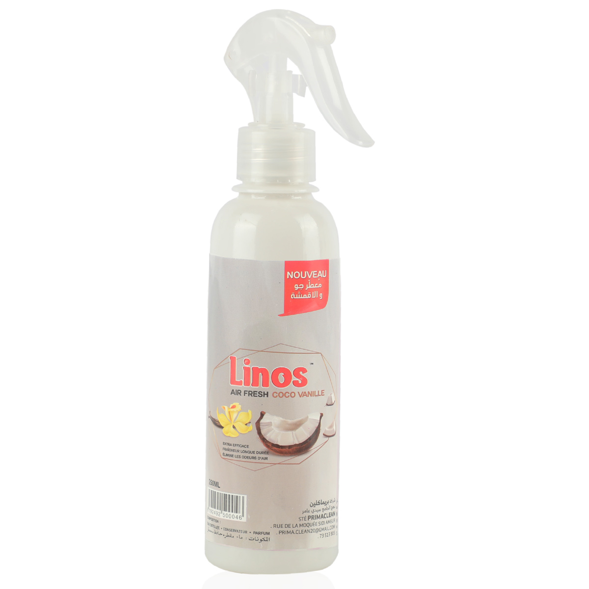 Air fresh LINOS 250 ml pour 3,800 DT