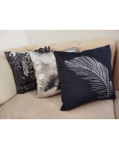 Pack 3 Coussins Velours  & à Paillettes