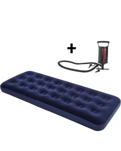 Matelas Gonflable & Pompe pour 1 Personne 