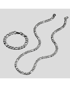 Collier et bracelet cartier argent en acier Inoxydable 