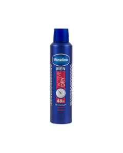 Vaseline Déodorant  Homme Active Dry 48 Heures De Protection 250 ml