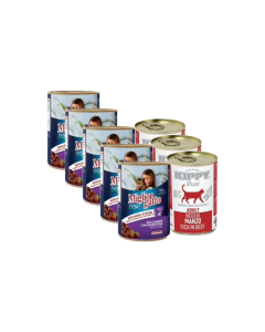 Pack Pour Chat : Migilior Gatto Au Selvaggina & Paté Kippy Au Bœuf