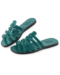 Claquette en cuir - Femme