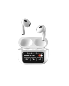 Ecouteurs Bluetooth Sans Fil ENC Avec Afficheur LED Tactile