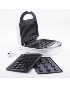 Appareil Toaster Florence 3 en 1 Panini Gaufre Zouza 750W HK-213R