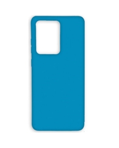 Etui en Silicone Bleu Compatible avec Samsung Galaxy S20 ULTRA