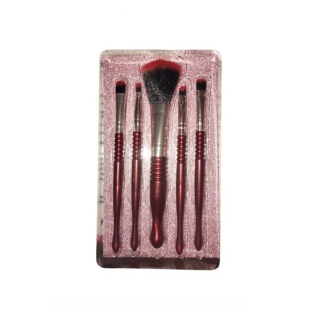 Kit de 5 pinceaux de Maquillage yeux - Rouge