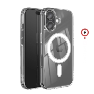 Coque Pour iPhone 16 Plus MagSafe Magnétique Clear Transparente Anti-Choc