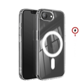 Coque Pour iPhone 16e MagSafe Magnétique Clear Transparente Anti-Choc