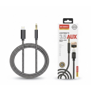 Câble Adaptateur Lightning vers Jack 3,5 mm RECRSI RE-YP005 1 Mètre