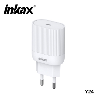 inkax Adaptateur Tête Chargeur Type C 20W Charge Rapide Pour tous les téléphones