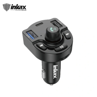 Transmetteur FM Voiture Bluetooth Inkax CM 12 Double USB Type-C