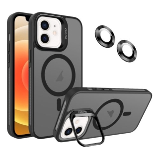 Coque Pour iPhone 11 MagSafe Avec 2 Protections Camera & Support Métal Matte