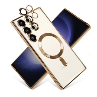 Coque Pour Samsung Galaxy S24 Ultra MagSafe Contour Gold