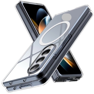 Coque Spigen pour Samsung Galaxy Z Fold 4 MagSafe Claire Transparent