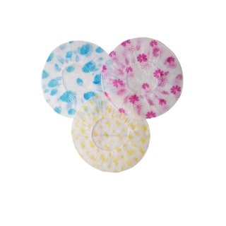 Pack de 3 Bonnet de Douche Élastique Imperméable