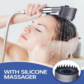 Douchette Douche Salle De Bain, Pommeau De Douche Massant Avec Filtre Anti Calcaire