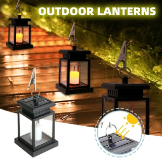 Lanterne Solaire Bougie Réaliste