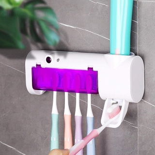 Porte-brosse à dents Anti bactéries hygiénique intelligent UV charge USB