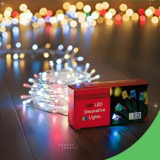 Guirlande Lumineuse LED Multicolore – 100 Lampes