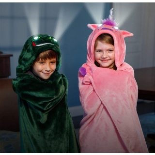 Couverture à Capuche pour Enfants à LED