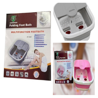 Bain de Pieds Massant Électrique avec Bulles et Chaleur