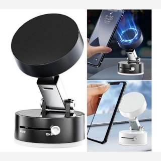 Support pour Téléphone Magnétique Pliable à Ventouse Haute Elasticité