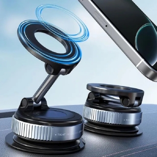 Support Téléphone Voiture avec Ventouse Puissante & Magnétique renforcé à 360 °