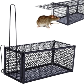 Piège à Rats, piège à Souris réutilisable en métal Piège à Souris Intelligent autobloquant