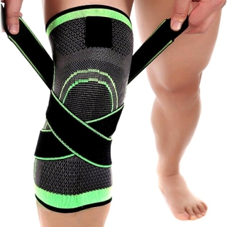 Genouillère De Compression Élastique - Réglable