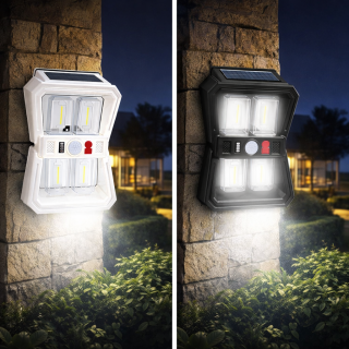 Lampe Murale Solaire LED avec Détecteur de Mouvement