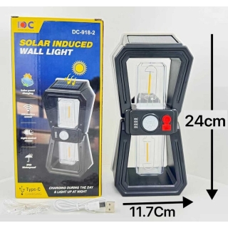 Applique solaire murale DC-918-2 à 2 modes d'éclairage