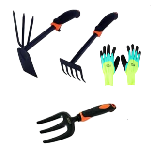 Kits D'outils De Jardinage : Binette & Râteau & Une Fourche