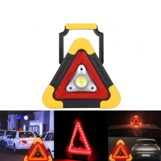 Triangle LED 20W d'urgence et de travail solaire Rechargeable avec 5 modes d'éclairage