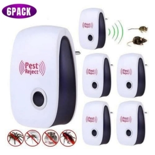 6 Appareils Répulsif Ultrasonique Anti Rats Et Insectes