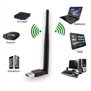 Cle Wifi USB 3.0 - Avec Antenne - Sans Driver - 600 Mbp