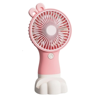 Mini Ventilateur Portable et Rechargeable Avec Support