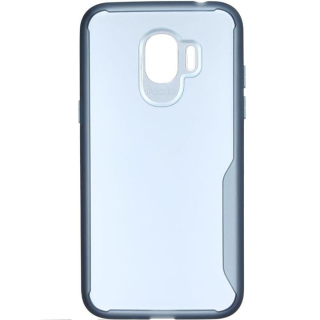 Coque Silicone pour Samsung Galaxy J4 2018 Bleu