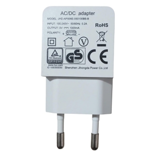 Chargeur USB 5V / 1A pour Smart Watch, Ecouteurs, Appareil Photo, Téléphoné portable etc...