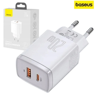 Chargeur Rapide Baseus USB-A + USB-C PD 20W