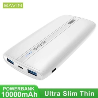 Power Bank 10000 mAh BAVIN Charge rapide 2 Ports USB Voyant LED