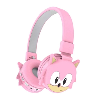 Casque Bluetooth V5.3 pour enfants SONIC - Rose