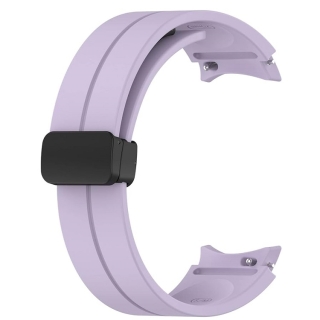 Bracelet de 20mm en Silicone Souple Avec Fermoir Magnétique pour Samsung Galaxy Watch 4/5/6