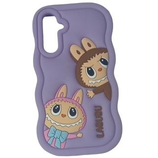 Coque LABUBU pour samsung Galaxy A15 Violet